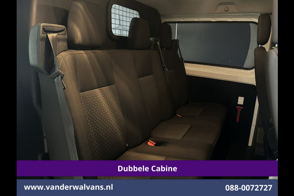 Ford Transit Custom 2.0 TDCI 131pk L2H1 Dubbele Cabine Euro6 Airco | 5-Zits | Xenon | Navigatie | Cruisecontrol | LED | 2800kg Trekhaak Stoelverwarming, Parkeersensoren, Achterklep