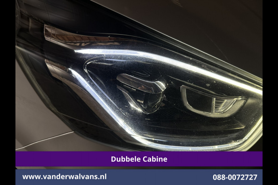 Ford Transit Custom 2.0 TDCI 131pk L2H1 Dubbele Cabine Euro6 Airco | 5-Zits | Xenon | Navigatie | Cruisecontrol | LED | 2800kg Trekhaak Stoelverwarming, Parkeersensoren, Achterklep