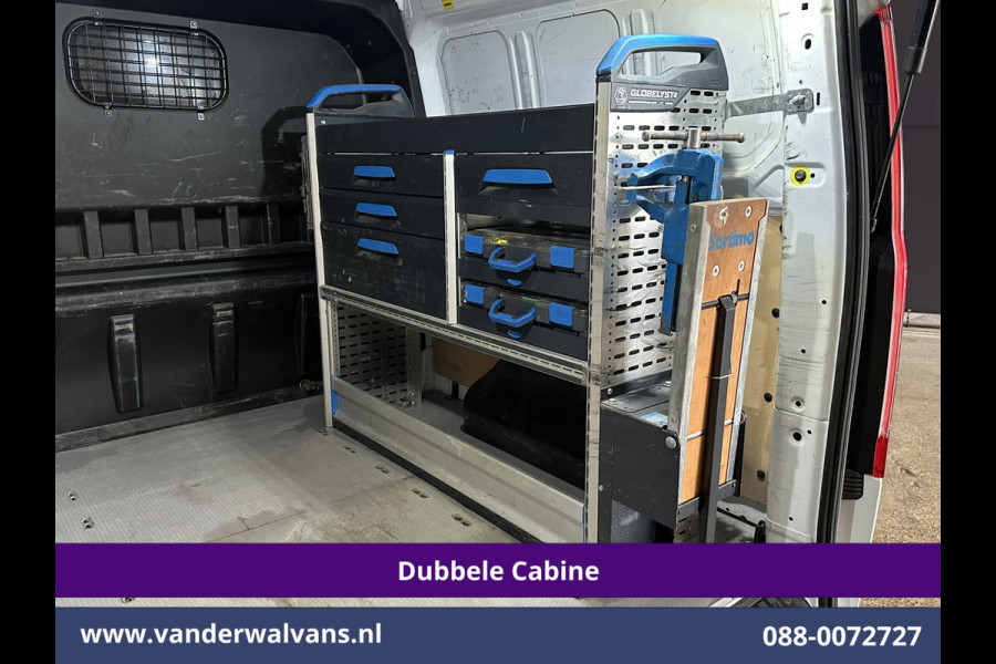 Ford Transit Custom 2.0 TDCI 131pk L2H1 Dubbele Cabine Euro6 Airco | 5-Zits | Xenon | Navigatie | Cruisecontrol | LED | 2800kg Trekhaak Stoelverwarming, Parkeersensoren, Achterklep