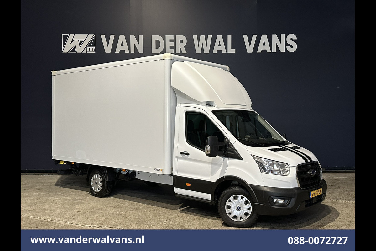 Ford Transit 2.0 TDCI 160pk Bakwagen 225cm Hoog Laadklep Euro6 Airco | Camera | Cruisecontrol Stoelverwarming, Verwarmde Voorruit, Bijrijdersbank, 925kg laadvermogen