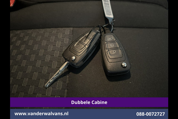 Ford Transit Custom 2.0 TDCI 131pk L2H1 Dubbele Cabine Euro6 Airco | 6-Zits | Cruisecontrol | Trekhaak Verwarmde voorruit, Parkeersensoren