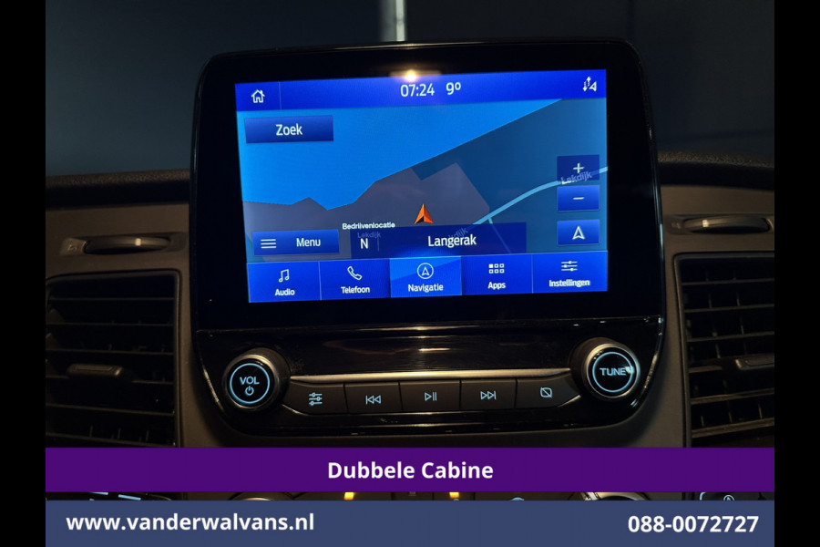 Ford Transit Custom 2.0 TDCI 130pk L2H1 Dubbele Cabine Euro6 Airco | 5-Zits | Navigatie | Apple Carplay | LED | Cruisecontrol Android Auto, Stoelverwarming, Parkeersensoren, Achterklep