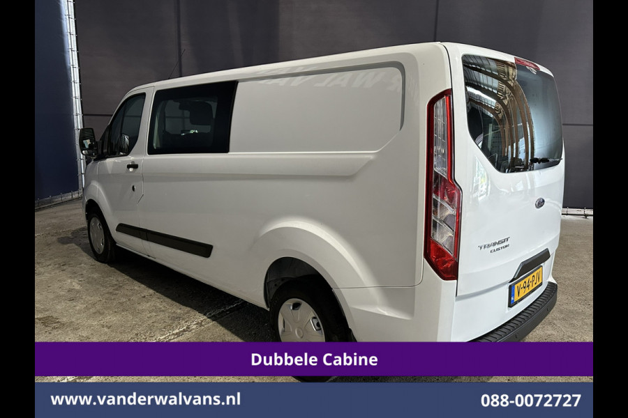 Ford Transit Custom 2.0 TDCI 130pk L2H1 Dubbele Cabine Euro6 Airco | 5-Zits | Navigatie | Apple Carplay | LED | Cruisecontrol Android Auto, Stoelverwarming, Parkeersensoren, Achterklep