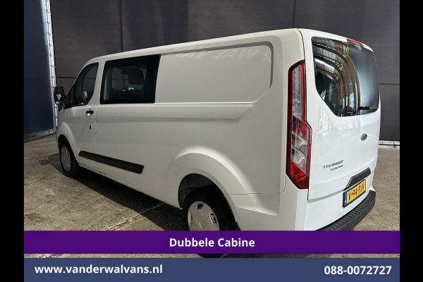 Ford Transit Custom 2.0 TDCI 130pk L2H1 Dubbele Cabine Euro6 Airco | 5-Zits | Navigatie | Apple Carplay | LED | Cruisecontrol Android Auto, Stoelverwarming, Parkeersensoren, Achterklep