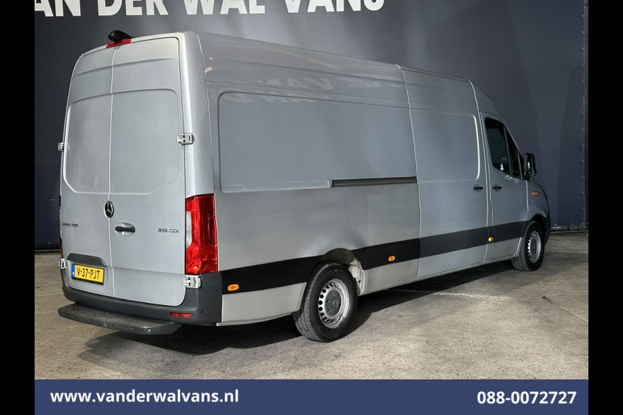 Mercedes-Benz Sprinter 316 CDI 164pk L3H2 Euro6 Airco | Camera | Navigatie | Apple Carplay | Cruisecontrol | Stoelverwarming Android Auto, Chauffeursstoel, Parkeersensoren, Bijrijdersbank