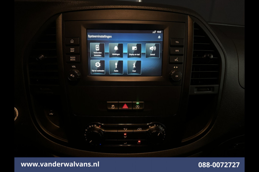 Mercedes-Benz Vito 116 CDI 164pk L3H1 Euro6 Airco | Camera | Apple Carplay | Cruisecontrol | Bumper in de kleur Stoelverwarming, Android Auto, Bijrijdersbank