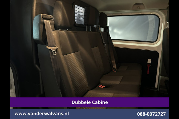 Ford Transit Custom 2.0 TDCI 130pk Automaat L2H1 Dubbele Cabine Inrichting Euro6 Airco | 6-Zits | Camera | Navigatie | LED Apple Carplay, Android Auto, Adaptieve Cruisecontrol, Trekhaak, Stoelverwarming, Verwarmde voorruit, Parkeersensoren, Achterklep