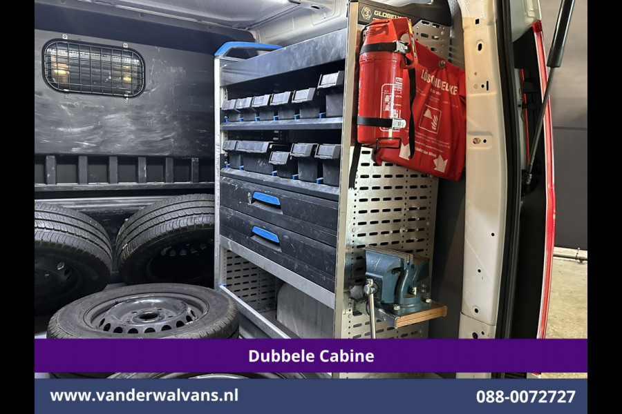 Ford Transit Custom 2.0 TDCI 130pk Automaat L2H1 Dubbele Cabine Inrichting Euro6 Airco | 6-Zits | Camera | Navigatie | LED Apple Carplay, Android Auto, Adaptieve Cruisecontrol, Trekhaak, Stoelverwarming, Verwarmde voorruit, Parkeersensoren, Achterklep