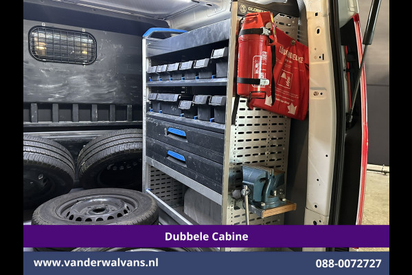 Ford Transit Custom 2.0 TDCI 130pk Automaat L2H1 Dubbele Cabine Inrichting Euro6 Airco | 6-Zits | Camera | Navigatie | LED Apple Carplay, Android Auto, Adaptieve Cruisecontrol, Trekhaak, Stoelverwarming, Verwarmde voorruit, Parkeersensoren, Achterklep