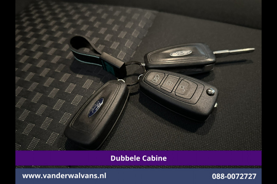 Ford Transit Custom 2.0 TDCI 130pk Automaat L2H1 Dubbele Cabine Inrichting Euro6 Airco | 6-Zits | Camera | Navigatie | LED Apple Carplay, Android Auto, Adaptieve Cruisecontrol, Trekhaak, Stoelverwarming, Verwarmde voorruit, Parkeersensoren, Achterklep