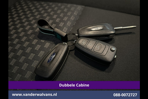 Ford Transit Custom 2.0 TDCI 130pk Automaat L2H1 Dubbele Cabine Inrichting Euro6 Airco | 6-Zits | Camera | Navigatie | LED Apple Carplay, Android Auto, Adaptieve Cruisecontrol, Trekhaak, Stoelverwarming, Verwarmde voorruit, Parkeersensoren, Achterklep