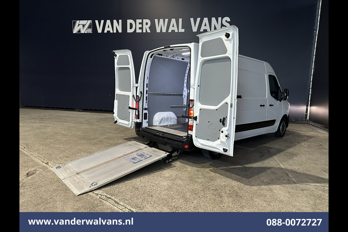 Renault Master 2.3 dCi 150pk L2H2 Laadklep Euro6 Airco | 2x zijdeur | Camera | Navigatie | LED | Cruisecontrol Parkeersensoren, Bijrijdersbank