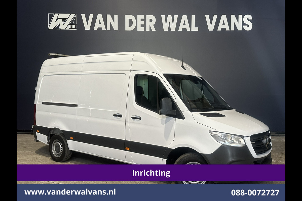 Mercedes-Benz Sprinter 316CDI 163pk 3500kg Trekhaak L2H2 Inrichting Euro6 Airco | Camera | Apple Carplay Android Auto, Cruisecontrol, Parkeersensoren