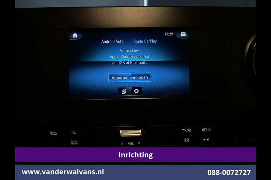 Mercedes-Benz Sprinter 316CDI 163pk 3500kg Trekhaak L2H2 Inrichting Euro6 Airco | Camera | Apple Carplay Android Auto, Cruisecontrol, Parkeersensoren