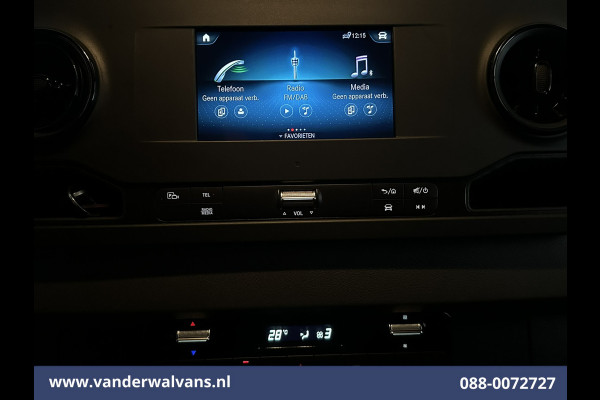 Mercedes-Benz Sprinter 316 CDI 164pk L3H2 Euro6 Airco | Camera | Apple Carplay | Cruisecontrol | Chauffeursstoel Android Auto, Bijrijdersbank