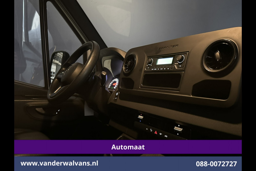 Mercedes-Benz Sprinter 314CDI 143pk Automaat Bakwagen 21m3 KUUB Laadklep Zijdeur Euro6 Airco | Bijrijdersbank Lat om Lat betimmering, Leder