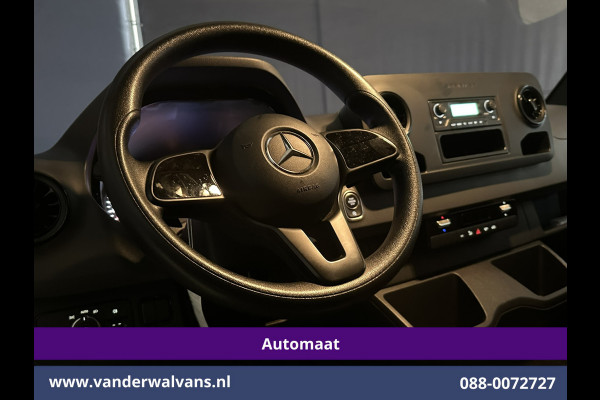 Mercedes-Benz Sprinter 314CDI 143pk Automaat Bakwagen 21m3 KUUB Laadklep Zijdeur Euro6 Airco | Bijrijdersbank Lat om Lat betimmering, Leder