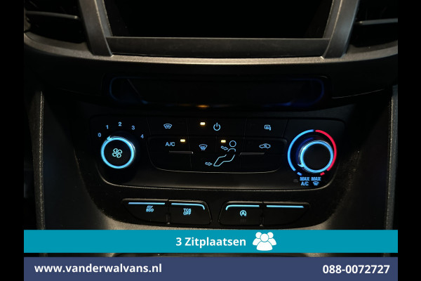 Ford Transit Connect 1.5 EcoBlue 100pk L2H1 Euro6 Airco | 3-Zits | Camera | Navigatie | Verwarmde voorruit Parkeersensoren, Bijrijdersbank