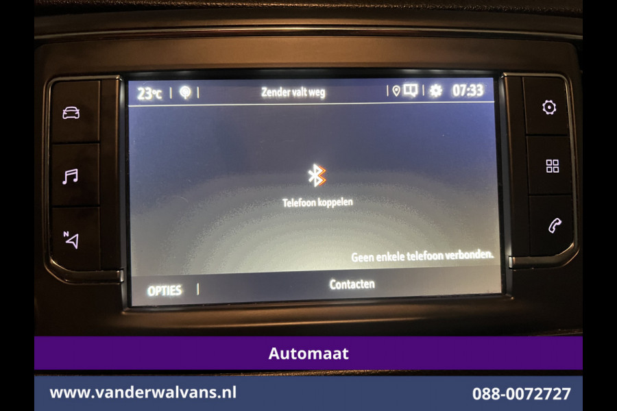 Opel Vivaro 2.0 CDTI 177pk Automaat L3H1 Euro6 Airco | Camera | Apple Carplay | Android Auto Cruisecontrol, Parkeersensoren, Bijrijdersbank, 2500kg trekvermogen