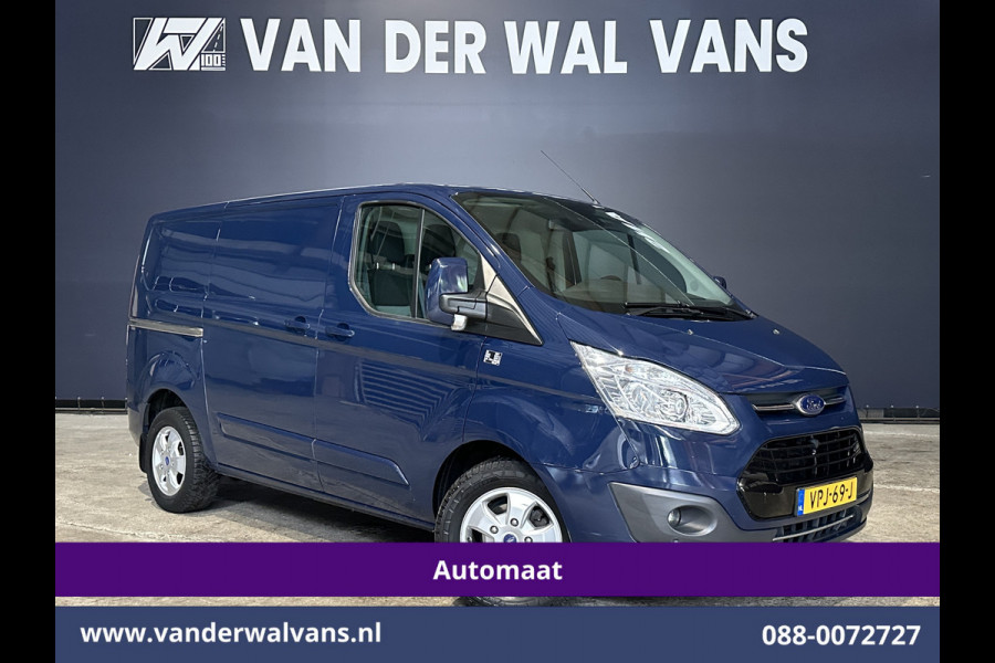 Ford Transit Custom 2.0 TDCI 131pk Automaat L1H1 Euro6 Airco | Camera | Navigatie | Cruisecontrol 2x Zijdeur, LM velgen, Verwarmde voorruit, Parkeersensoren, Bijrijdersbank