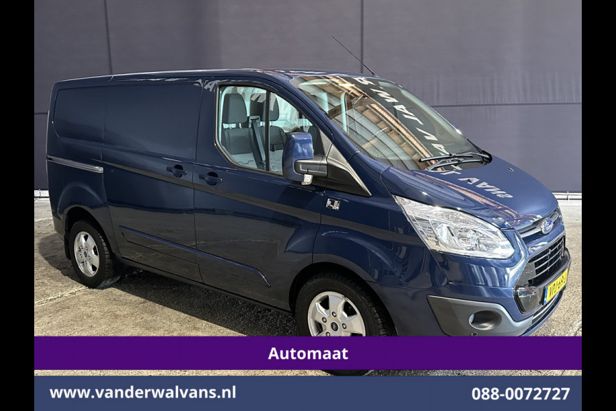Ford Transit Custom 2.0 TDCI 131pk Automaat L1H1 Euro6 Airco | Camera | Navigatie | Cruisecontrol 2x Zijdeur, LM velgen, Verwarmde voorruit, Parkeersensoren, Bijrijdersbank