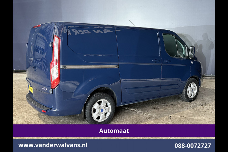Ford Transit Custom 2.0 TDCI 131pk Automaat L1H1 Euro6 Airco | Camera | Navigatie | Cruisecontrol 2x Zijdeur, LM velgen, Verwarmde voorruit, Parkeersensoren, Bijrijdersbank