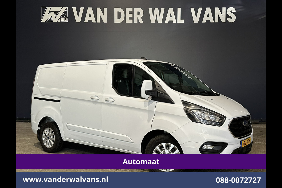 Ford Transit Custom 2.0 TDCI 130pk Automaat L1H1 Limited Editie Euro6 Airco | Camera | Navigatie | LED Apple Carplay, Android Auto, LM Velgen, Cruisecontrol, Stoelverwarming, Verwarmde voorruit, Parkeersensoren, Bijrijdersbank