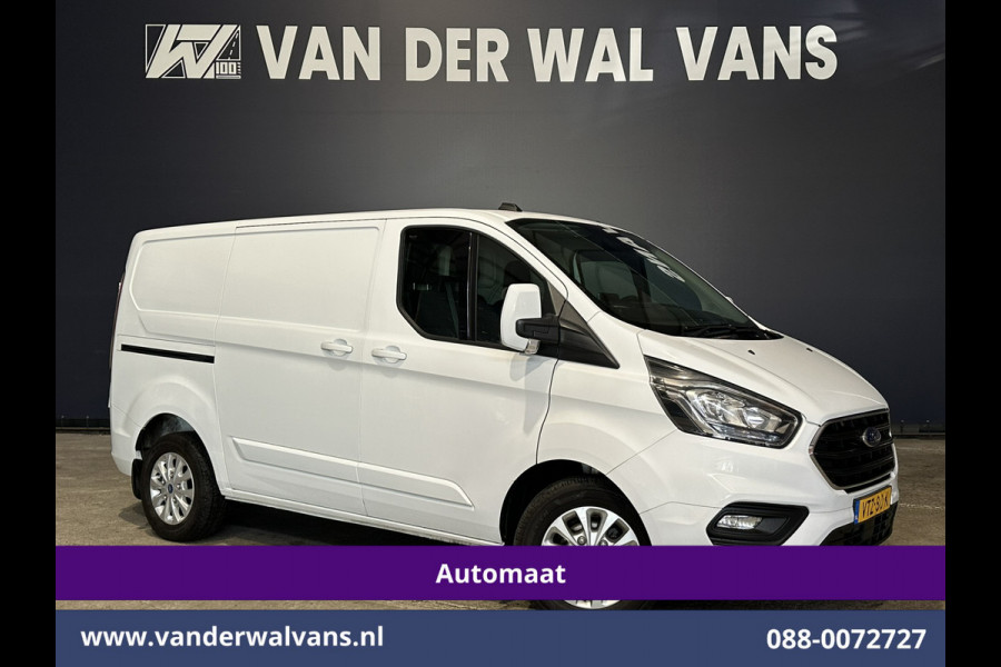 Ford Transit Custom 2.0 TDCI 130pk Automaat L1H1 Limited Editie Euro6 Airco | Camera | Navigatie | LED Apple Carplay, Android Auto, LM Velgen, Cruisecontrol, Stoelverwarming, Verwarmde voorruit, Parkeersensoren, Bijrijdersbank