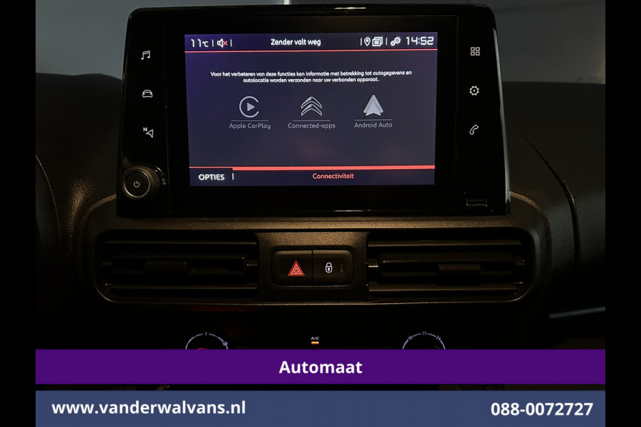 Citroën Berlingo 1.2 PureTech 130pk Automaat Benzine L1H1 Euro6 Airco | Navigatie | Camera | Apple Carplay | Cruisecontrol Android Auto, Parkeersensoren