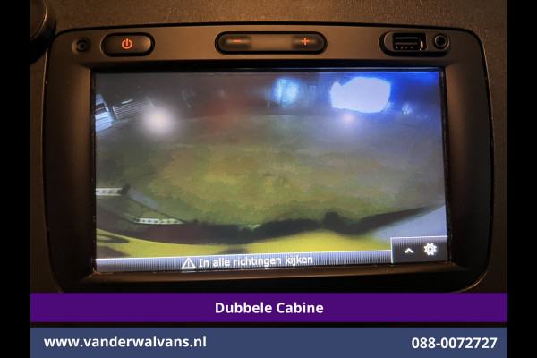 Opel Movano 2.3 Turbo 146pk L2H2 Dubbele cabine Euro6 Airco | Imperiaal | Omvormer | 2500kg Trekhaak | LM velgen Navigatie, Camera, Cruisecontrol, Parkeersensoren, 5-zits