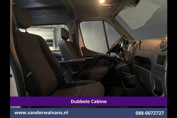 Opel Movano 2.3 Turbo 146pk L2H2 Dubbele cabine Euro6 Airco | Imperiaal | Omvormer | 2500kg Trekhaak | LM velgen Navigatie, Camera, Cruisecontrol, Parkeersensoren, 5-zits
