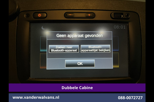 Opel Movano 2.3 Turbo 146pk L2H2 Dubbele cabine Euro6 Airco | Imperiaal | Omvormer | 2500kg Trekhaak | LM velgen Navigatie, Camera, Cruisecontrol, Parkeersensoren, 5-zits