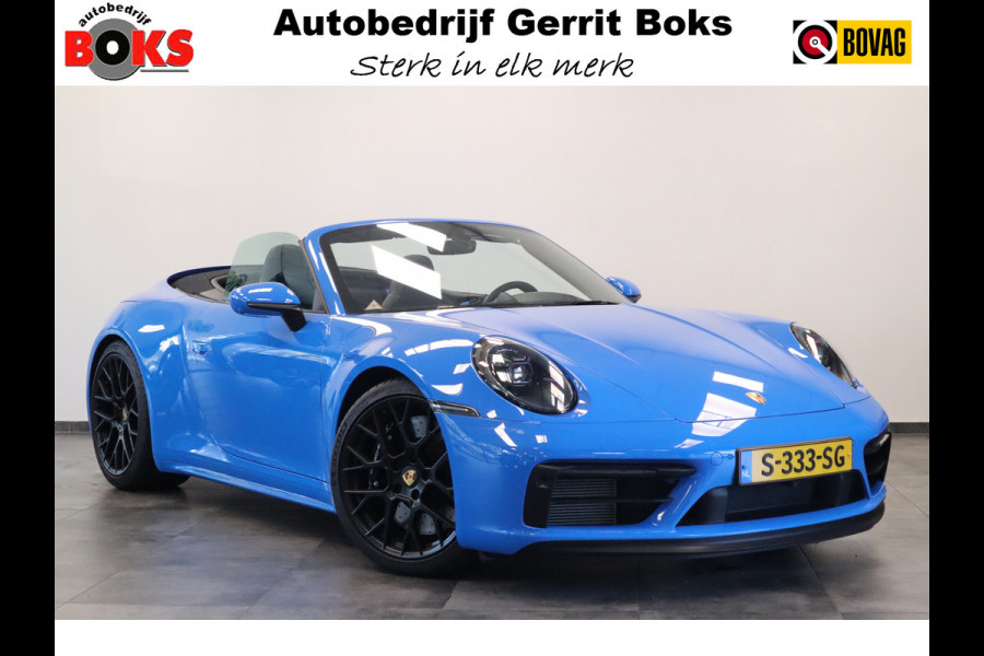 Porsche 911 Cabrio 3.0 Carrera 4 GTS Sport Chrono X- Sight NL Auto 480PK! Shark blue Dealer onderhouden 24 Maanden garantie* (Vraag naar de voorwaarden)