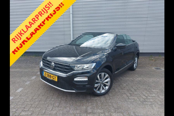 Volkswagen T-Roc Cabrio 1.0 TSI Style Carplay/Audio/Navigatie, parkcontrol, adap.Cruise, windscherm,stoelverwarming,