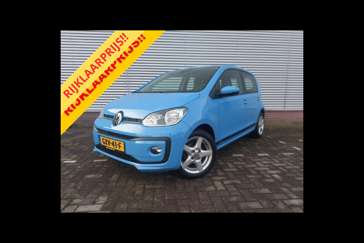 Volkswagen up! 1.0 BMT take up!, airco ,lane assist,cruisecontrol, stoelverwarming, achteruitrijcamera, parkeersensoren achter,