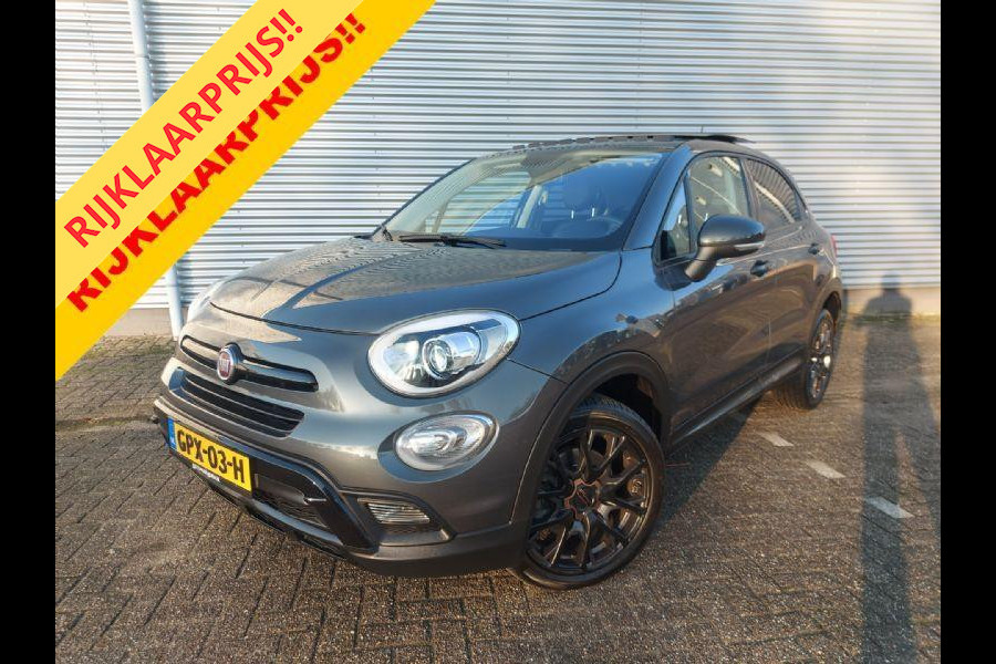 Fiat 500X Cross 1.4 Turbo MultiAir Cross, airco,cruise,panorama dak,navigatie/camera,parkeersensoren,