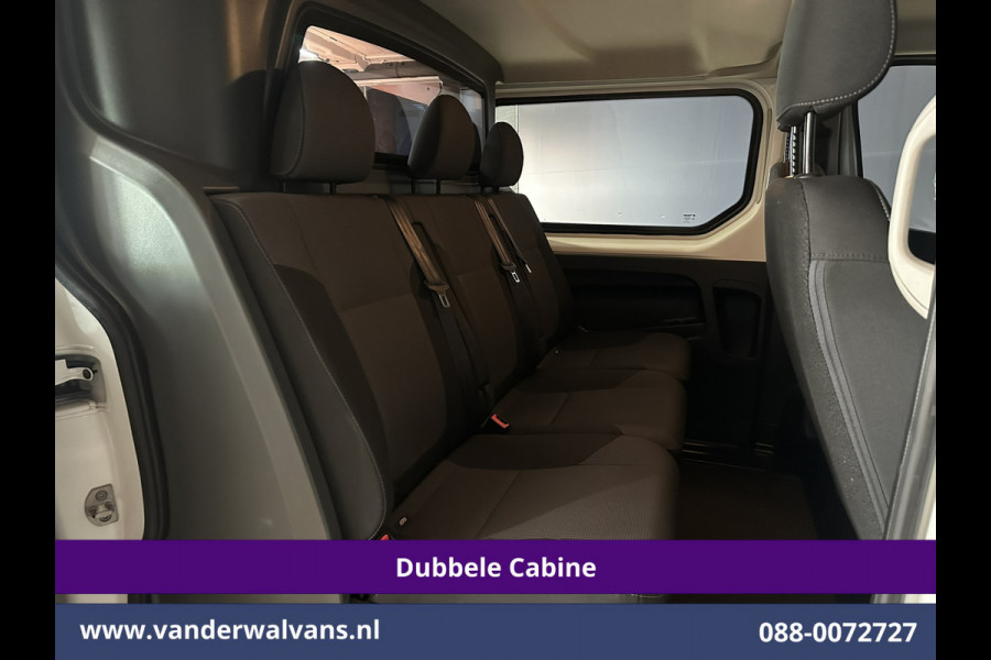 Renault Trafic 2.0 dCi 120pk L2H1 Dubbele Cabine Euro6 Airco | 5-Zits | Navigatie | Camera | LED | Imperiaal Trekhaak, Cruisecontrol, Parkeersensoren