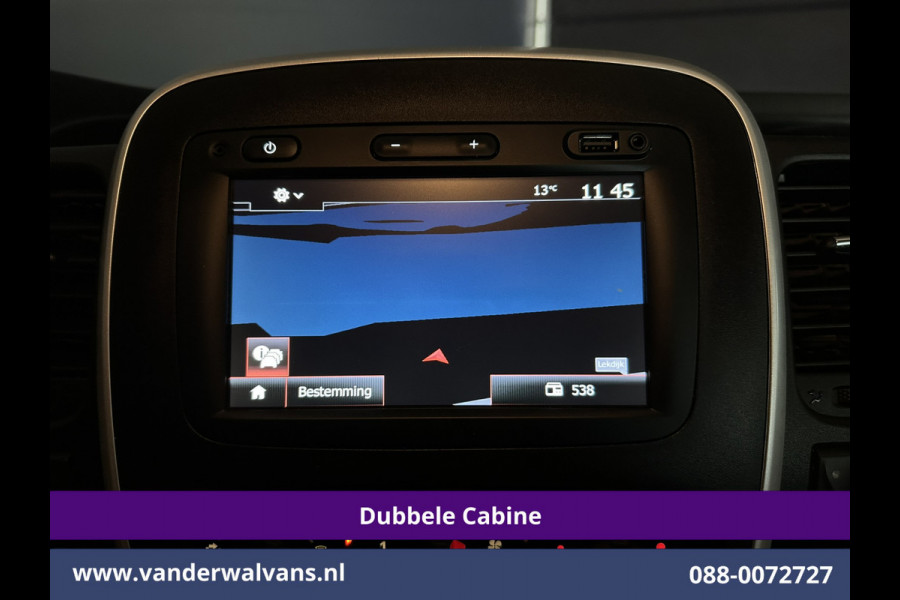 Renault Trafic 2.0 dCi 120pk L2H1 Dubbele Cabine Euro6 Airco | 5-Zits | Navigatie | Camera | LED | Imperiaal Trekhaak, Cruisecontrol, Parkeersensoren
