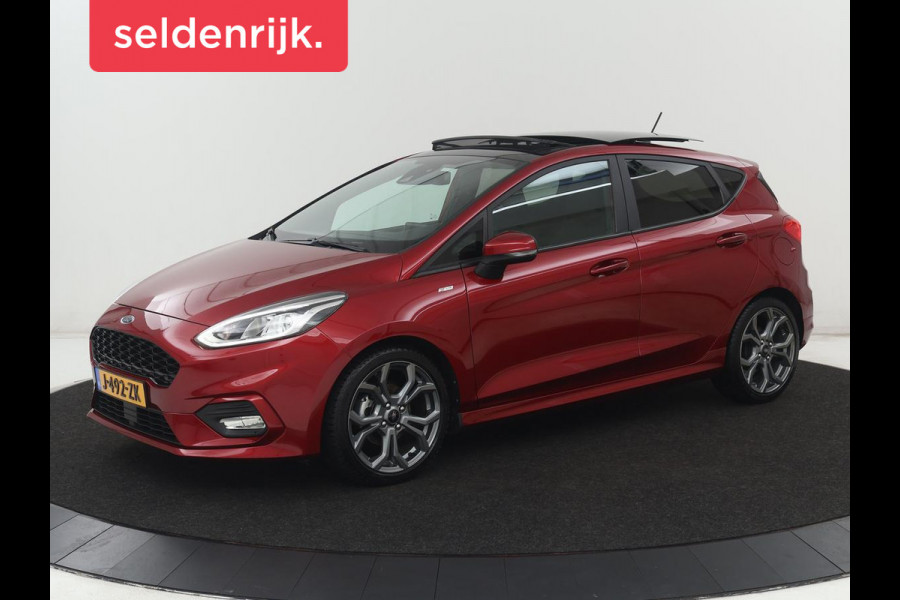 Ford Fiesta 1.0 EcoBoost ST-Line | 1e eigenaar | Panoramadak | Carplay | Climate control | Parkeerhulp | Cruise control | DAB | Bluetooth | Keyless start