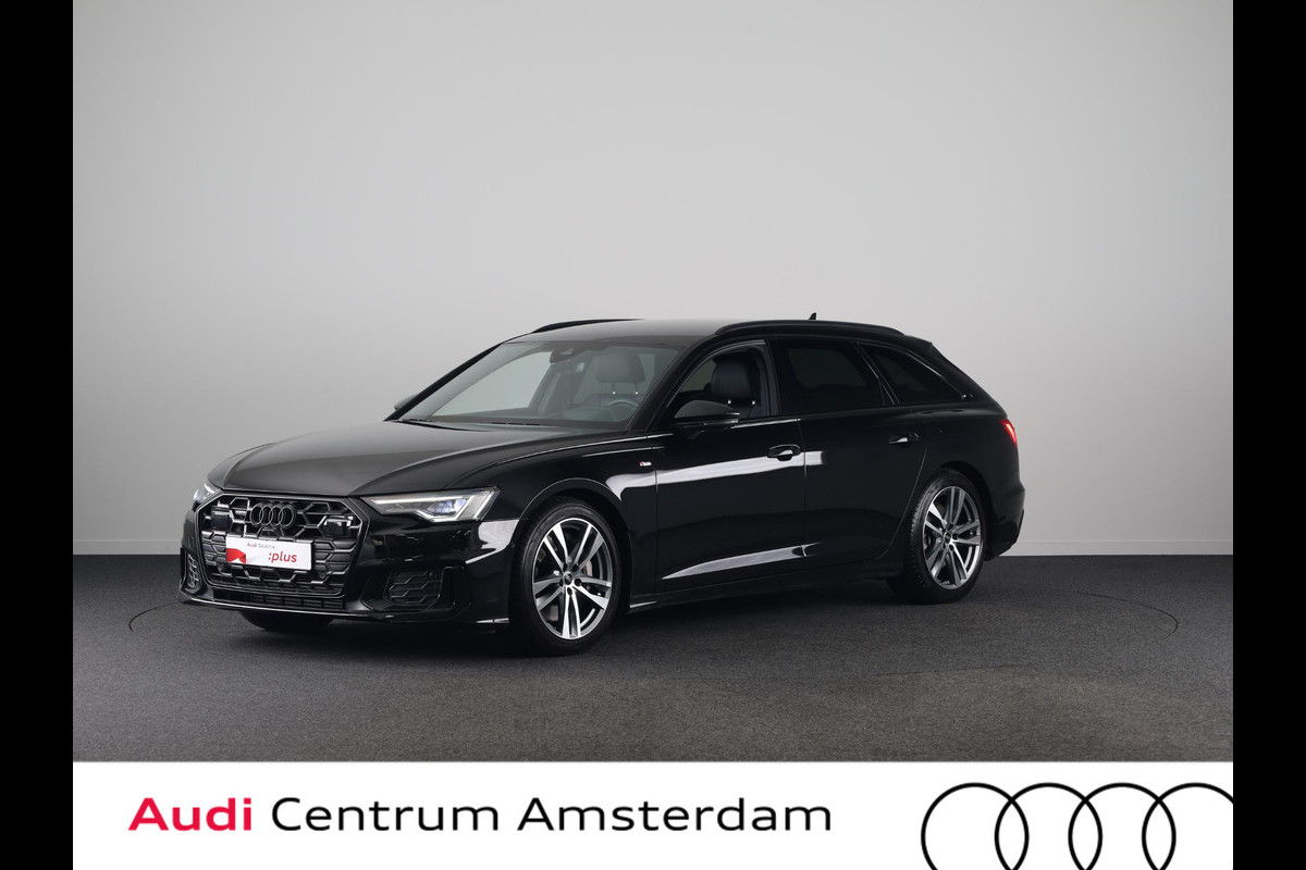 Audi A6 Avant 50 TFSI e quattro S edition Competition 299 pk S-tronic | Verlengde garantie | Navigatie | Parkeersensoren (Park assist) | Rondomzicht camera | Head-up display | Stoelverwarming v/a | S-Line |