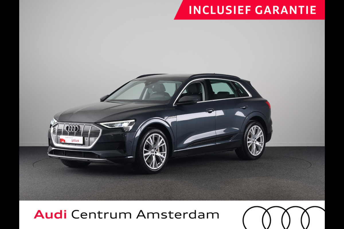 Audi e-tron 55 quattro Business edition Plus 95 kWh 408pk | Panoramadak | Lederen bekleding | Parkeercamera | Verwarmbare voorstoelen