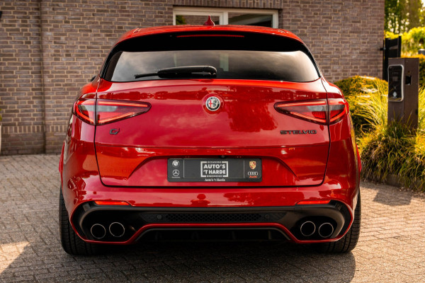 Alfa Romeo Stelvio 2.9 V6 AWD Quadrifoglio 510 PK ACC H&K Carbon Keyless Stoel/Stuurverw. Camera 20''
