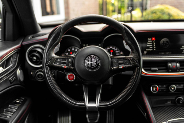 Alfa Romeo Stelvio 2.9 V6 AWD Quadrifoglio 510 PK ACC H&K Carbon Keyless Stoel/Stuurverw. Camera 20''