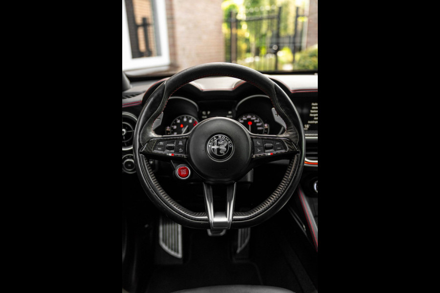 Alfa Romeo Stelvio 2.9 V6 AWD Quadrifoglio 510 PK ACC H&K Carbon Keyless Stoel/Stuurverw. Camera 20''