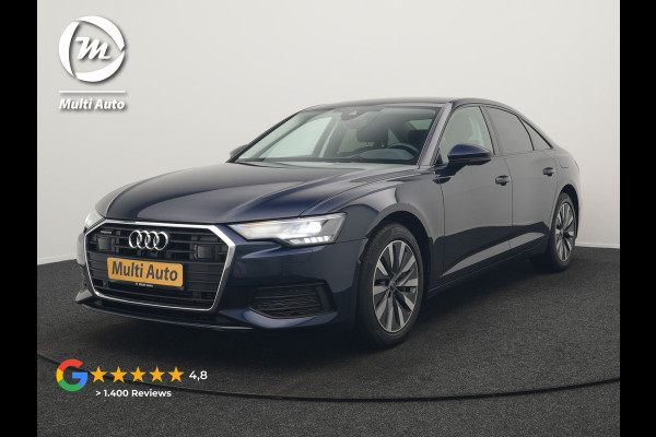 Audi A6 Limousine 50 TFSI e Quattro Proline PHEV 300pk Dealer O.H | Trekhaak af Fabriek | Adaptive Cruise | Lederen Comfortzetels Memory | Head Up | Camera | Park Assist | BLIS | Apple Carplay |  Plug In Hybrid
