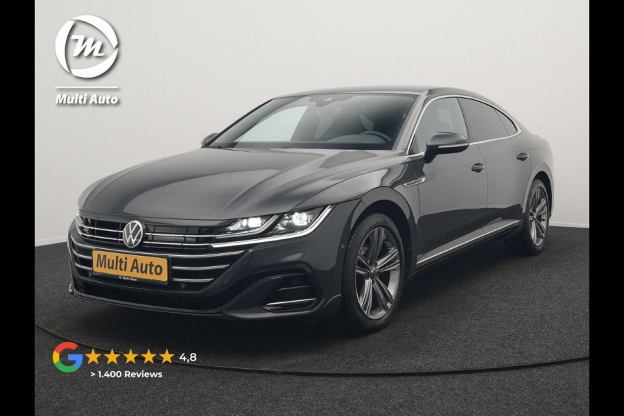 Volkswagen Arteon 1.4 TSI eHybrid R-Line Plug In Hybrid 218pk Dealer O.H. PHEV | Lederen Sportstoelen Memory & Massage | Adaptive Cruise | Camera | Matrix LED | Apple Carplay | Voorstoelen Verwarmd | Blis | Virtual | Navigatie | DAB |
