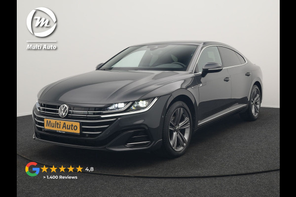 Volkswagen Arteon 1.4 TSI eHybrid R-Line Plug In Hybrid 218pk Dealer O.H. PHEV | Lederen Sportstoelen Memory & Massage | Adaptive Cruise | Camera | Matrix LED | Apple Carplay | Voorstoelen Verwarmd | Blis | Virtual | Navigatie | DAB |