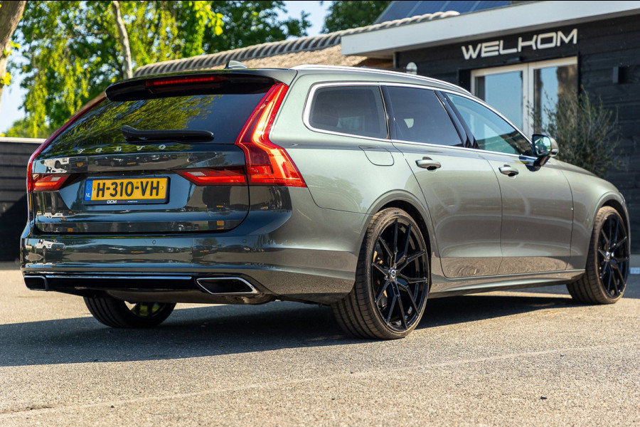 Volvo V90 2.0 T8 AWD Inscription I 91% I Btw I Luxe Leder I Trekhaak I Pine Grey