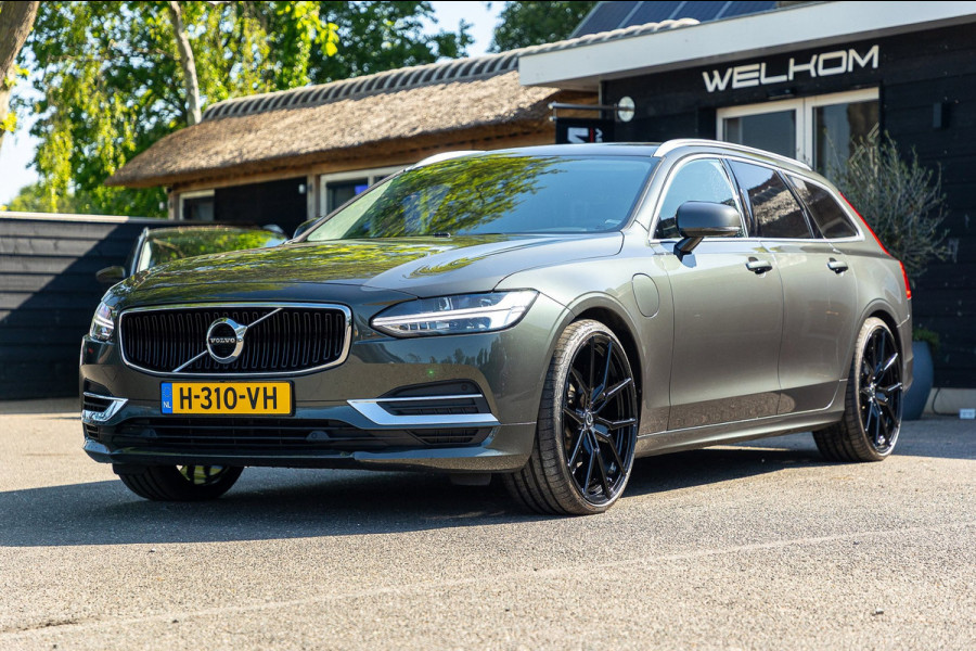 Volvo V90 2.0 T8 AWD Inscription I 91% I Btw I Luxe Leder I Trekhaak I Pine Grey