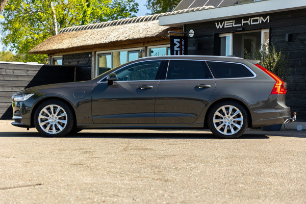 Volvo V90 2.0 T8 AWD Inscription I 91% I Btw I Luxe Leder I Trekhaak I Pine Grey